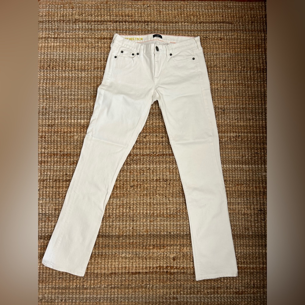 J Crew white jeans